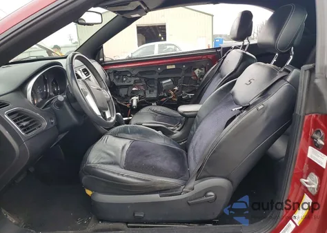 2012 Chrysler 200 S z USA, uszkodzony, nr VIN 1C3BCBGGXCN233734